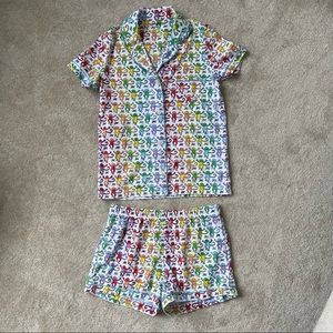 Roller Rabbit Disco Monkey Polo Pajamas